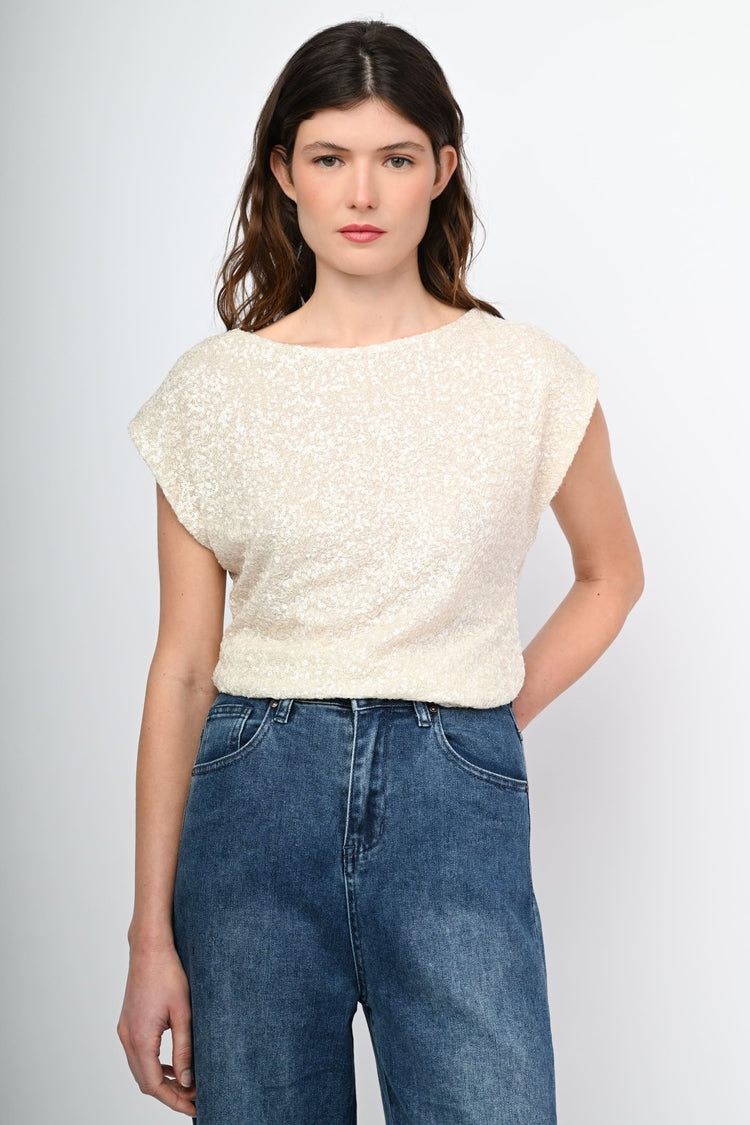 Sequined top