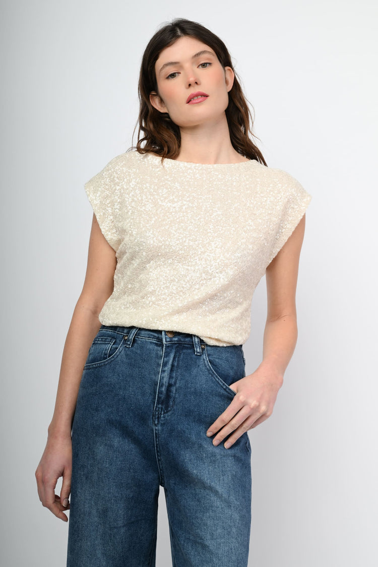 Sequined top