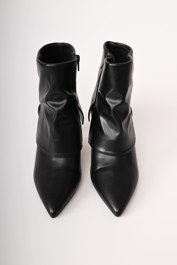 Maxi turn-up ankle boots