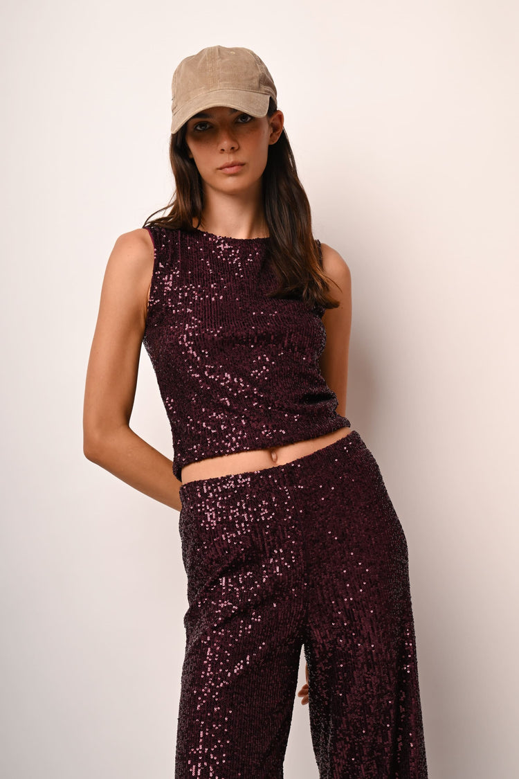 Sequin top