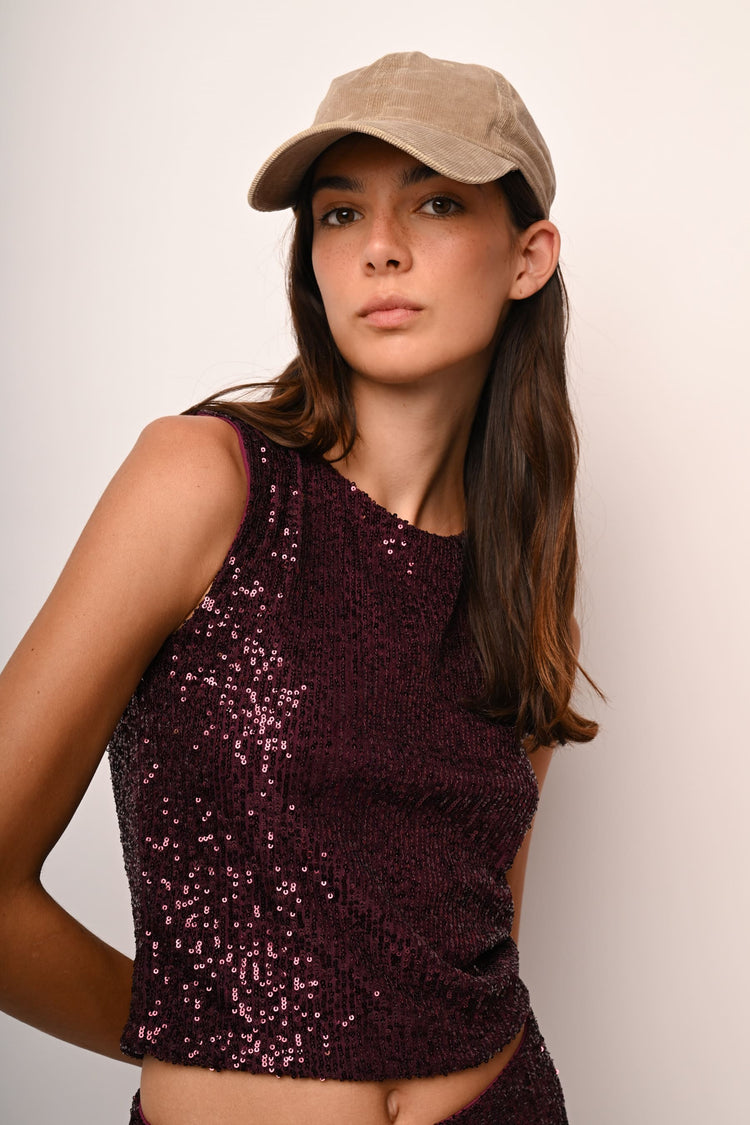 Sequin top