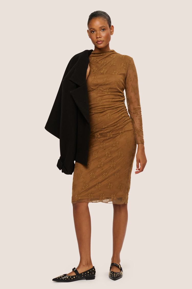 Lace sheath dress