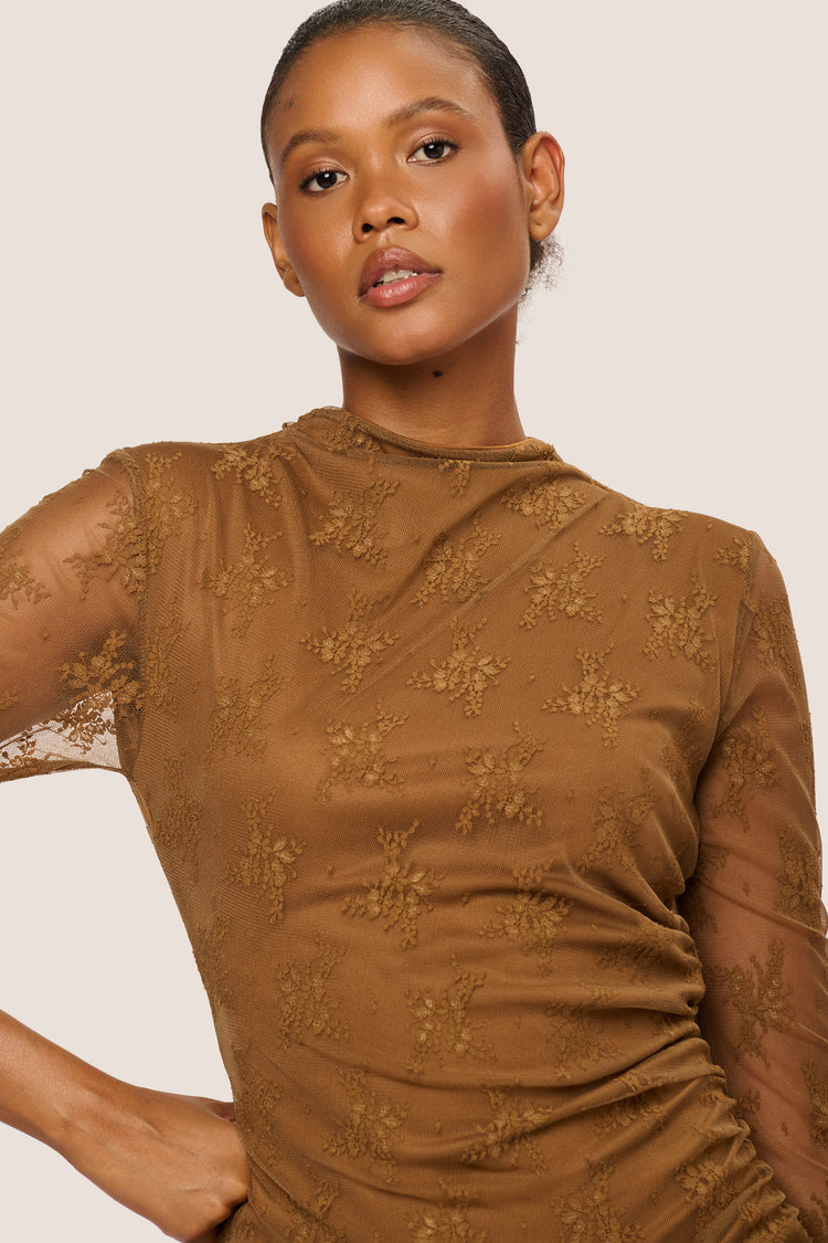 Lace sheath dress