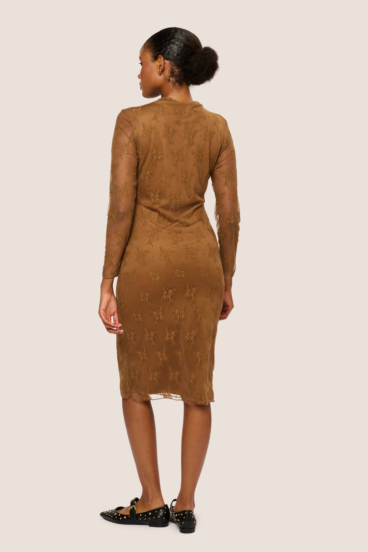 Lace sheath dress