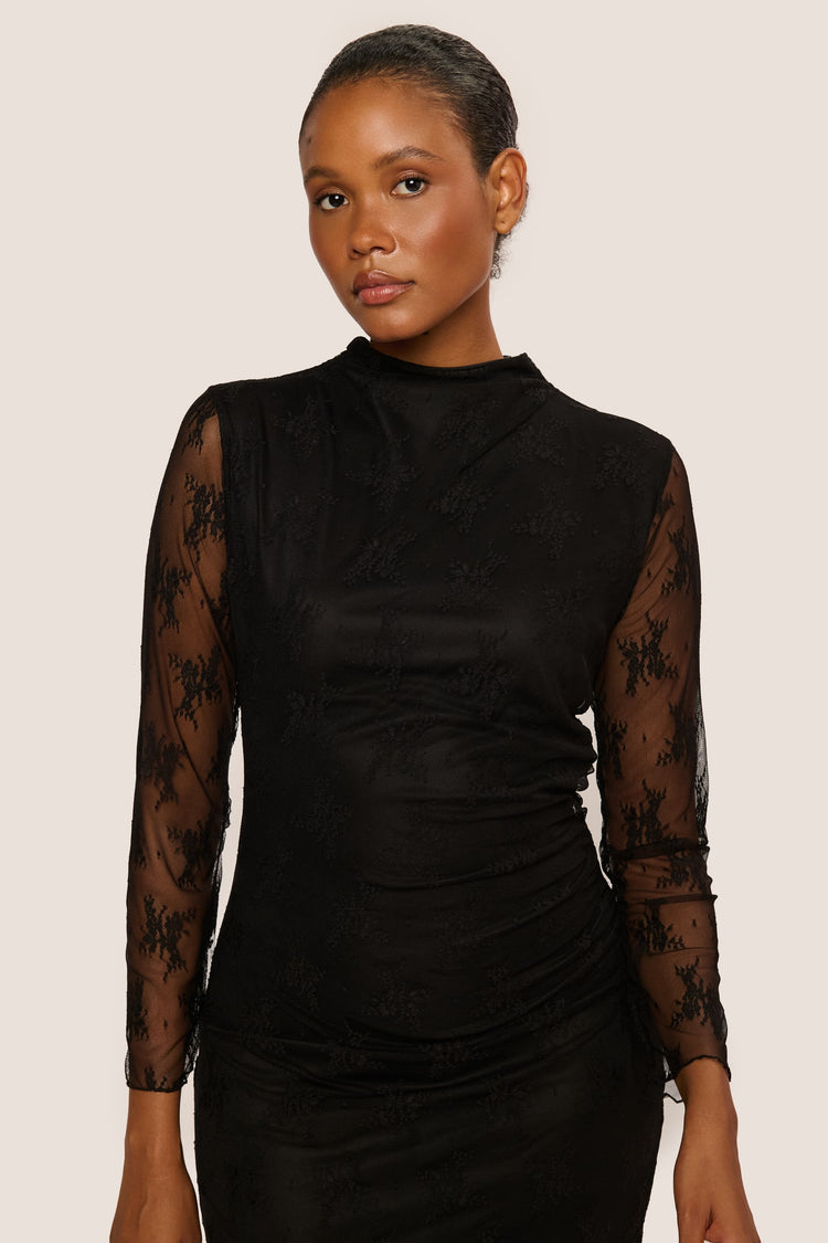 Lace sheath dress
