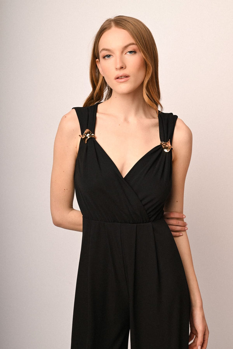 Jewel-detail jumpsuit