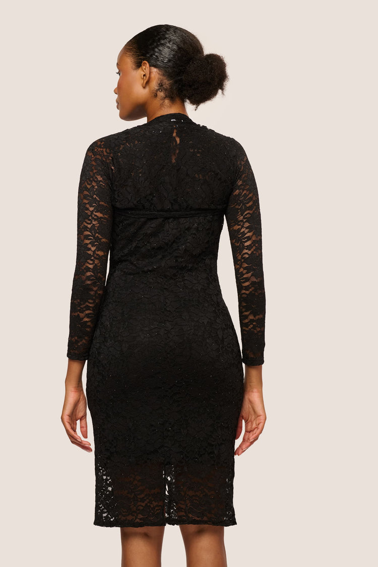 Rhinestone lace shrug