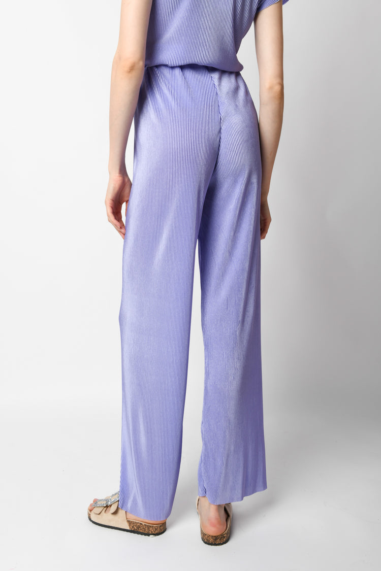 Pleated wide leg pants