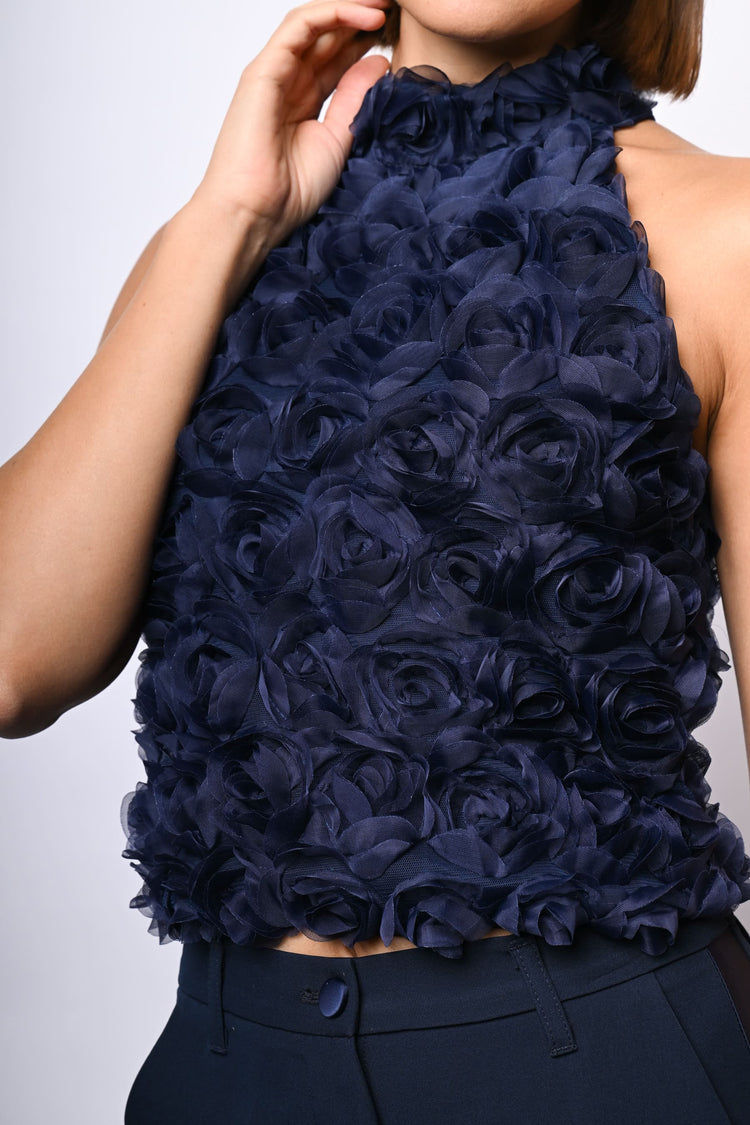3D roses top