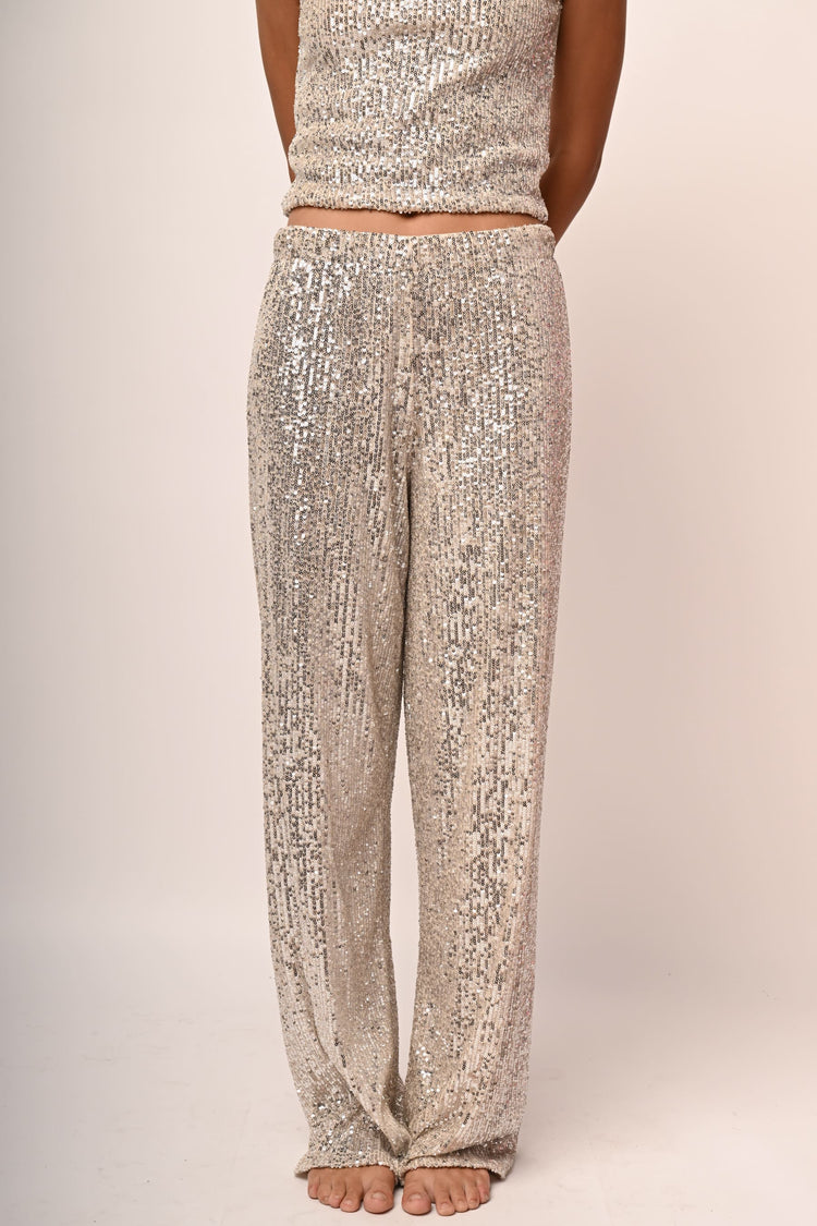 Sequin trousers