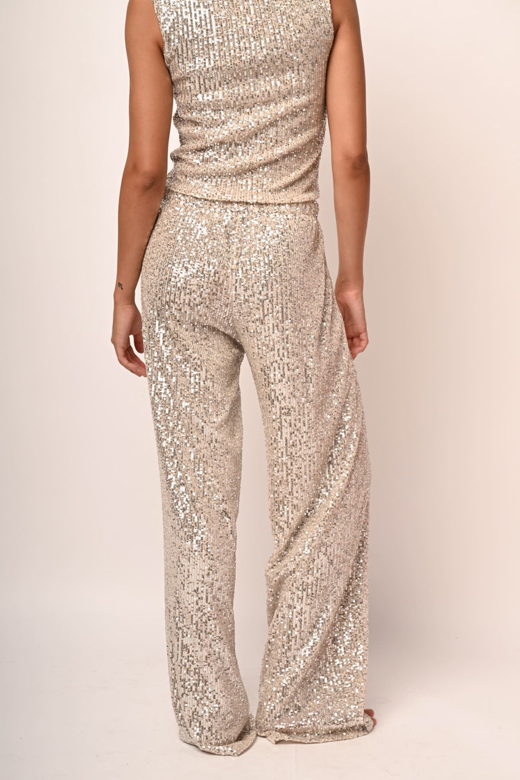 Sequin trousers