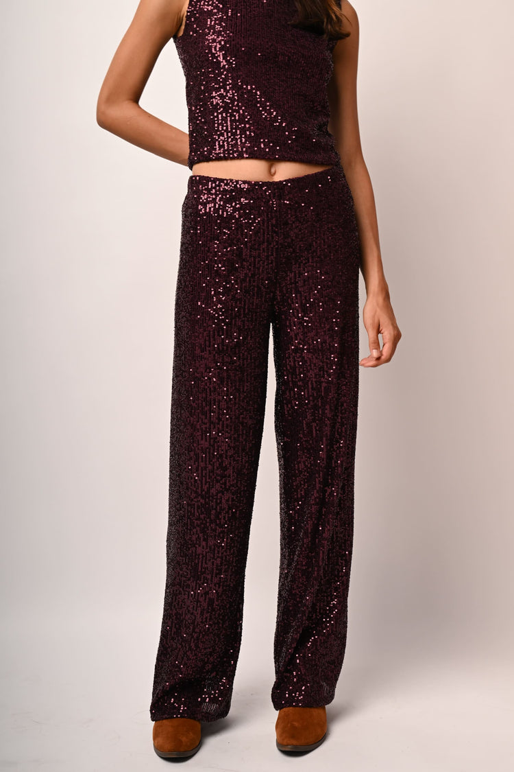 Sequin trousers