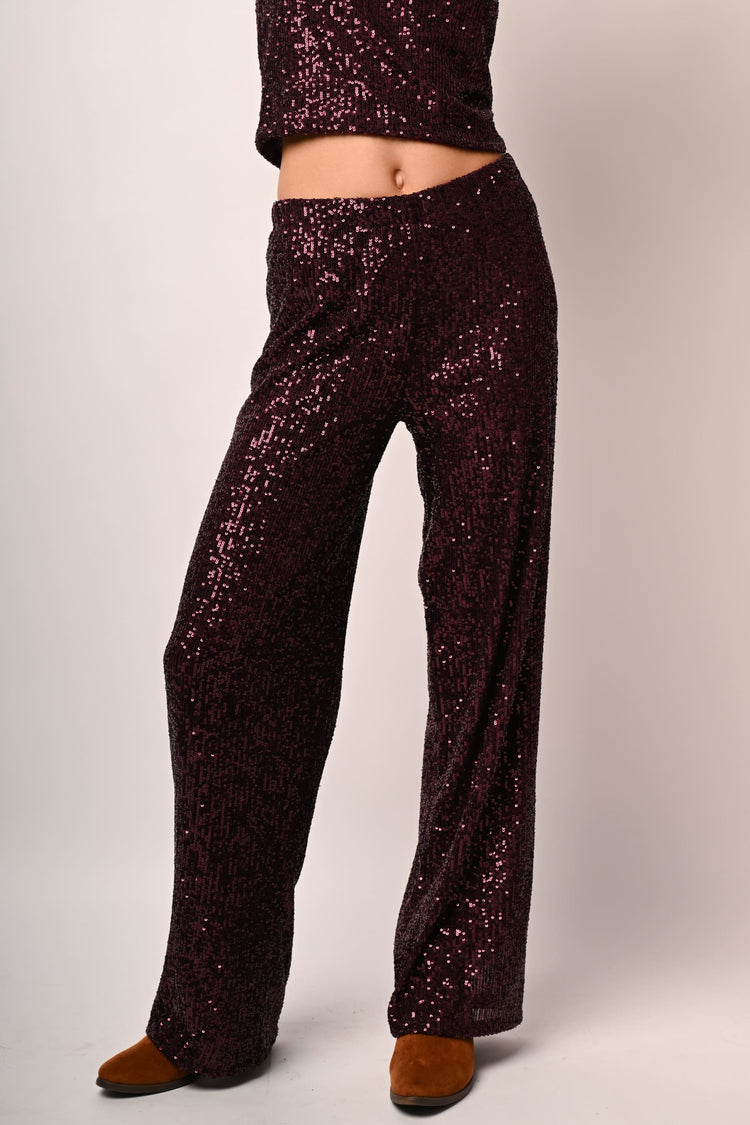 Sequin trousers