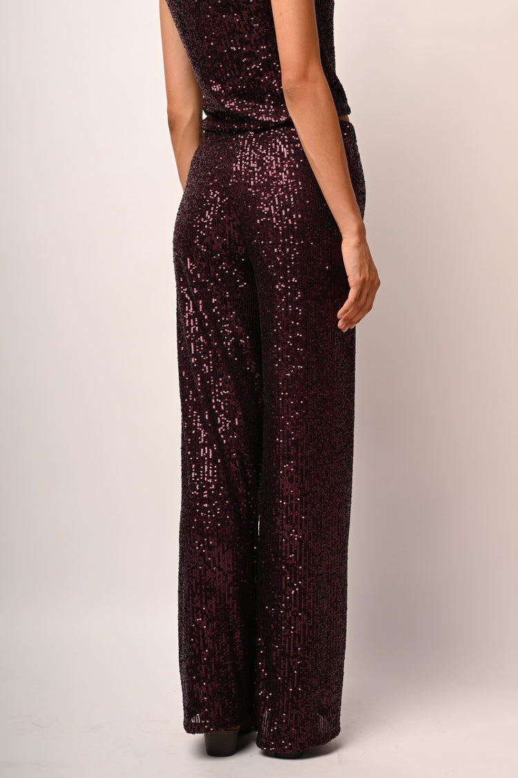 Sequin trousers