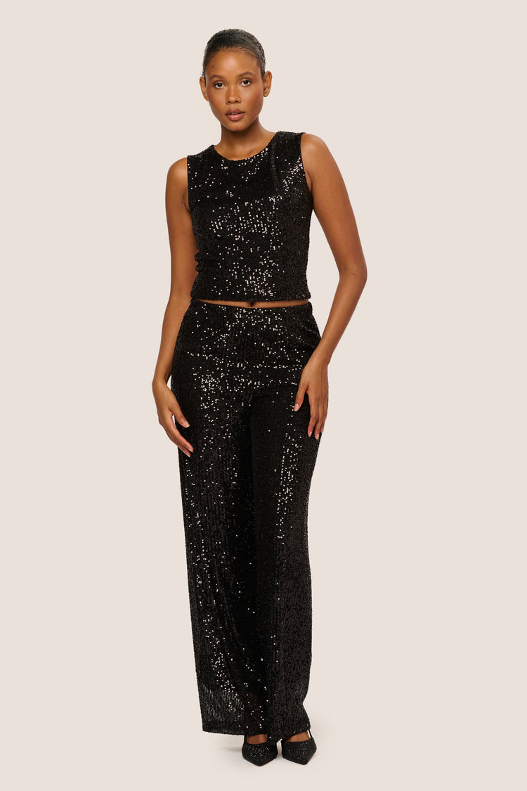 Sequin trousers