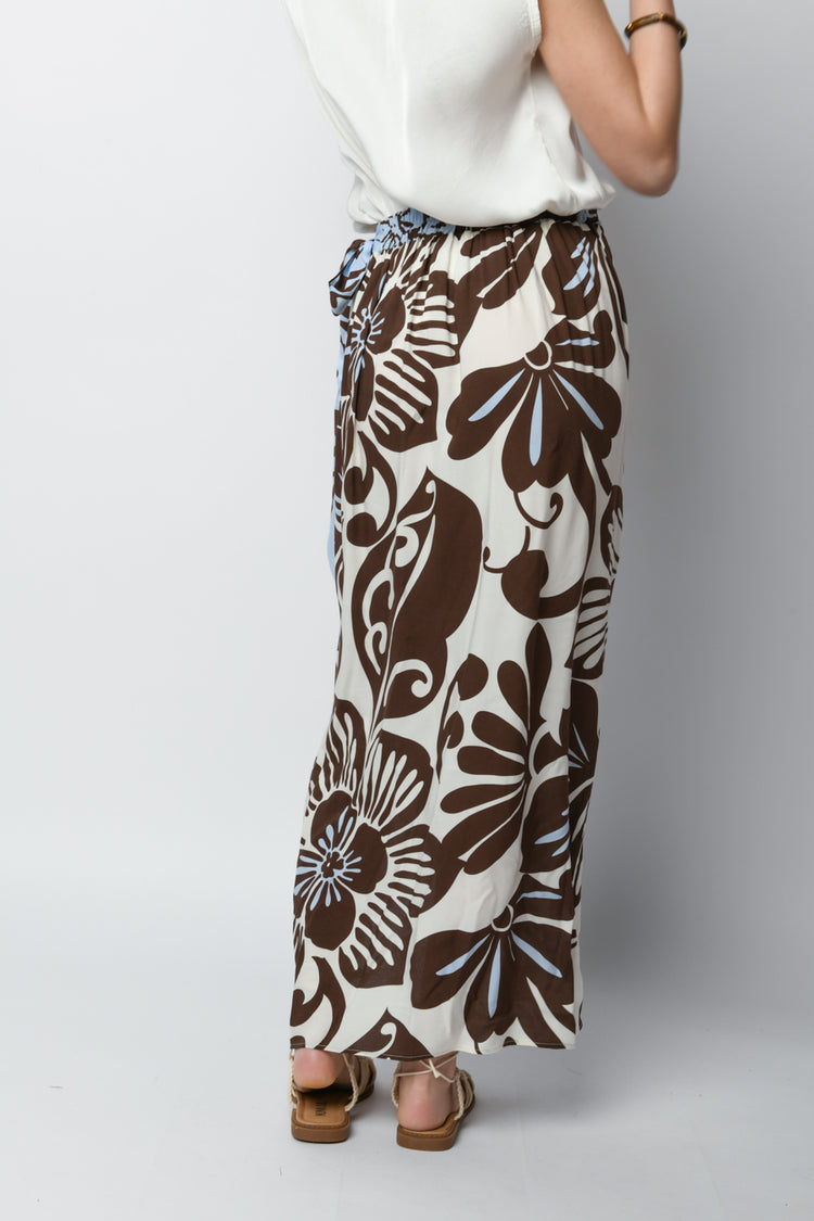 Maxi sarong skirt with LENZING ECOVERO viscose fibers