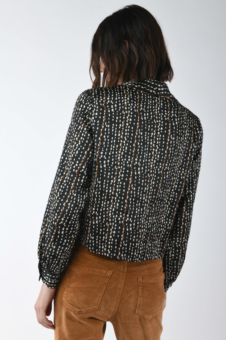 Rice grain print shirt