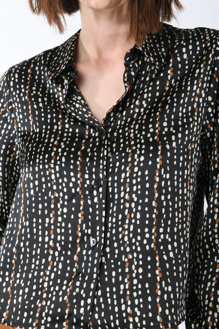 Rice grain print shirt