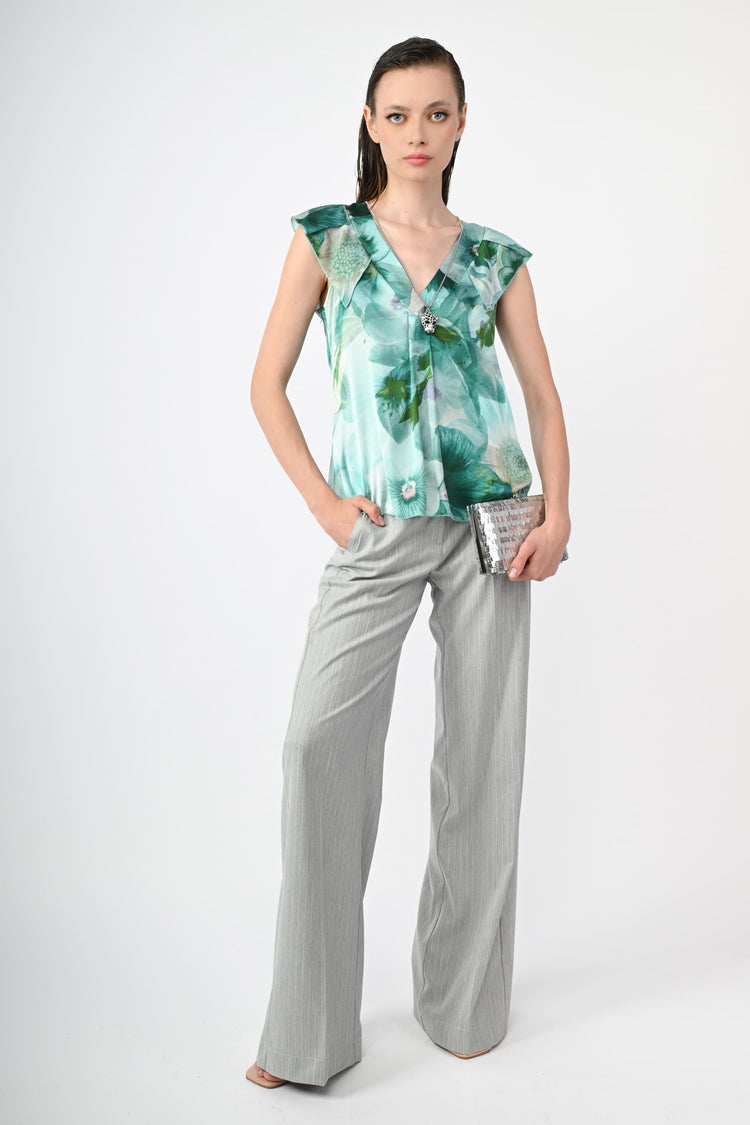 Floral print top