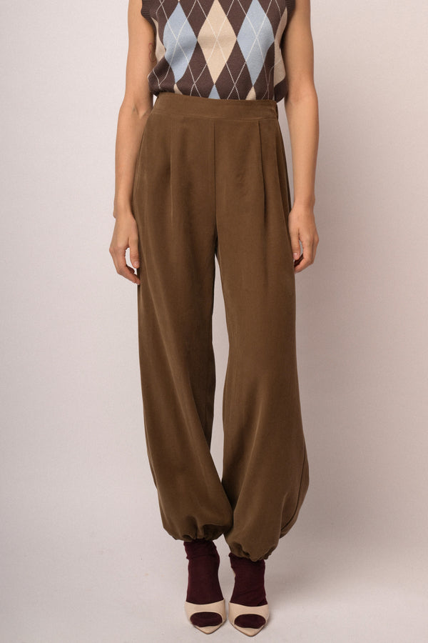 Pantaloni palazzo con coulisse