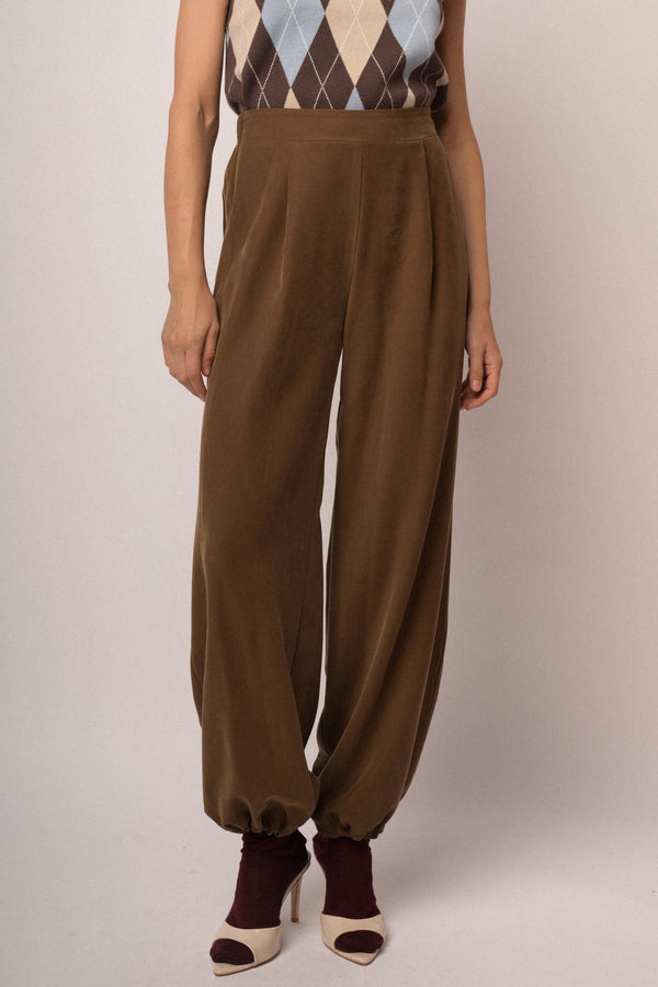 Pantaloni palazzo con coulisse