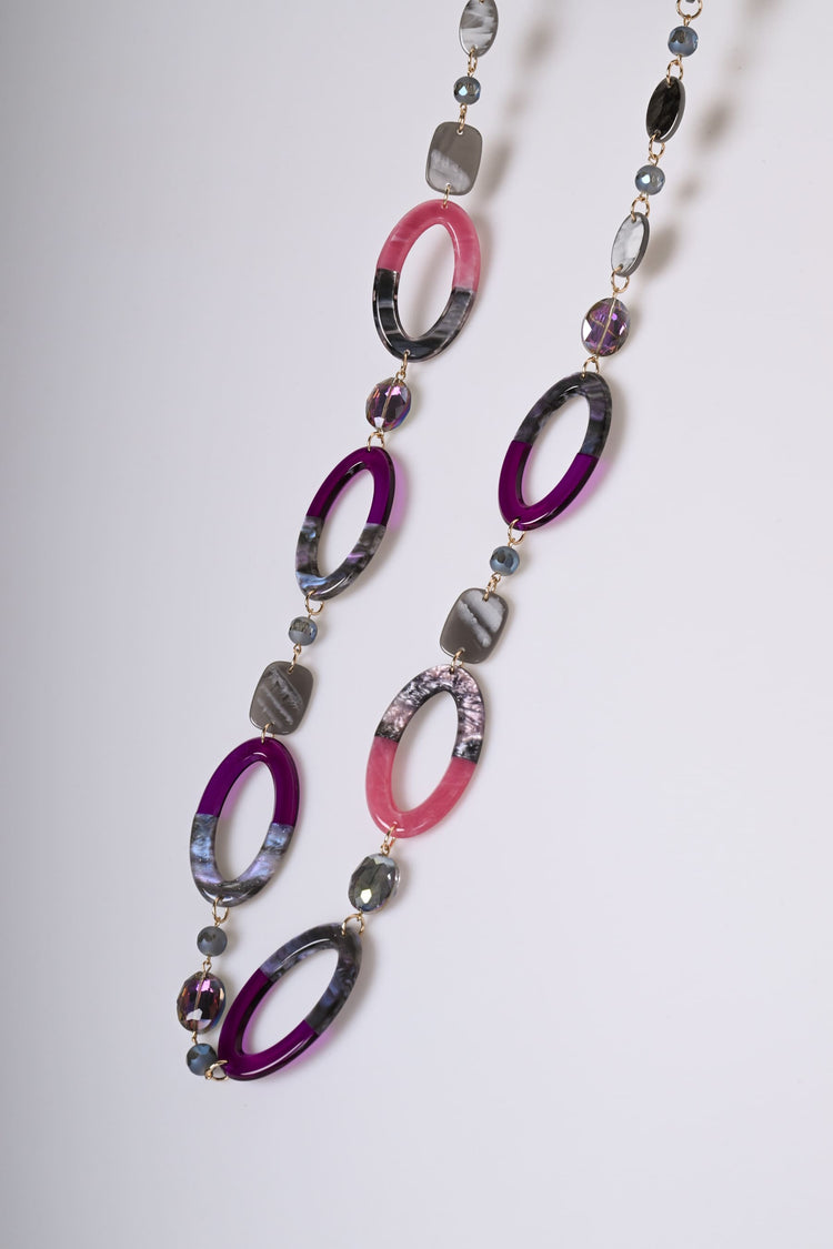 Rounded pendants necklace