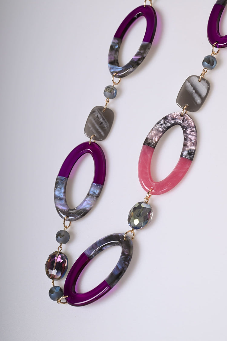 Rounded pendants necklace