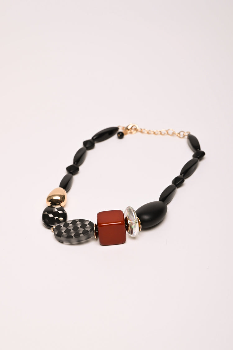 Mix stones necklace