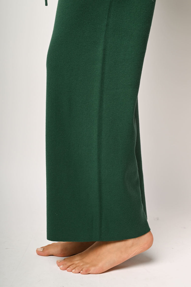Drawstring knit sweatpants