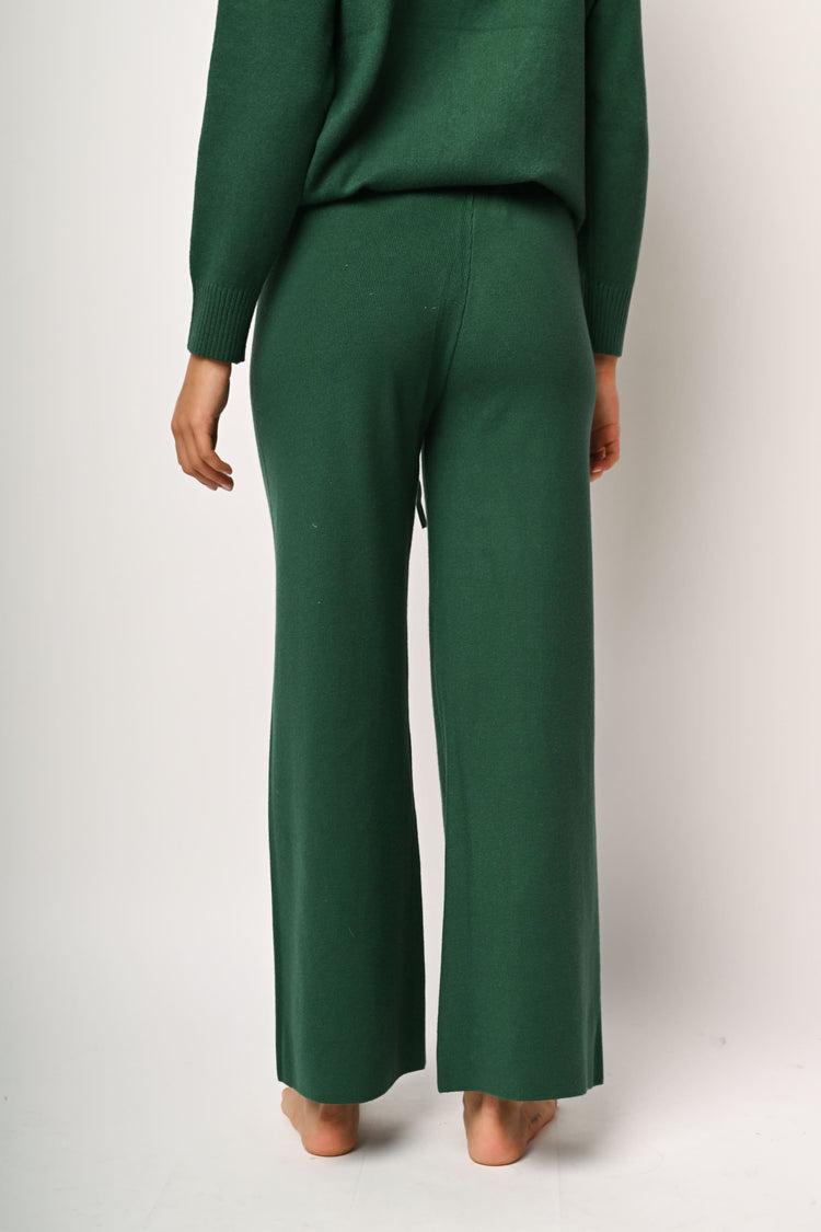 Drawstring knit sweatpants