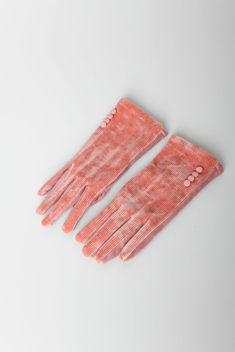 Corduroy gloves