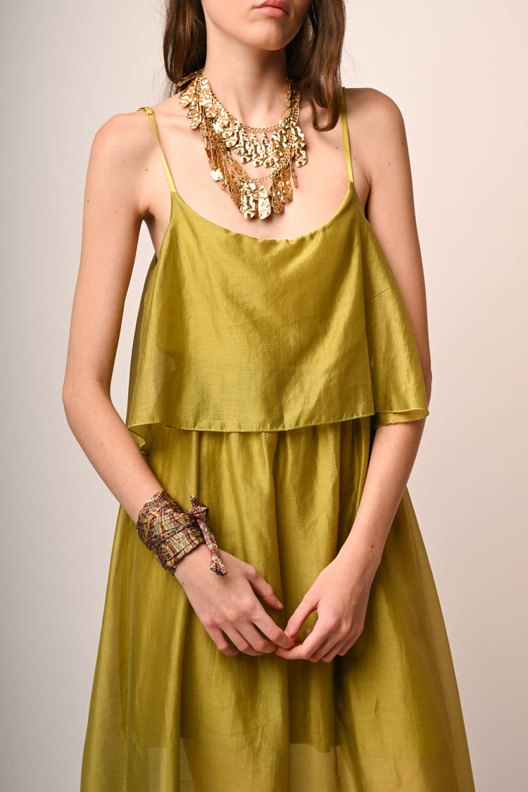 Muslin midi dress