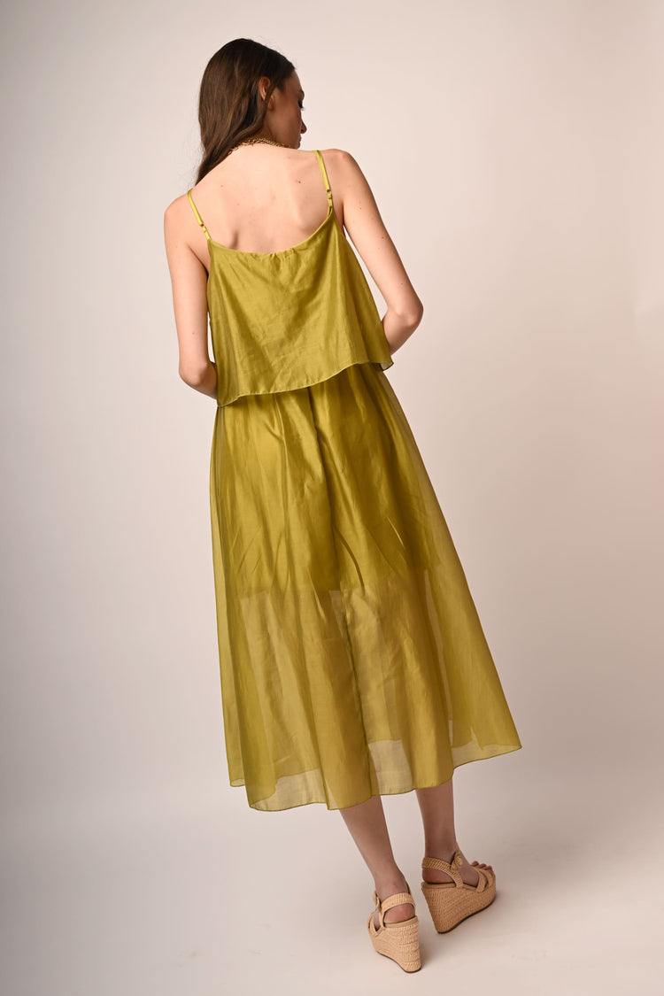 Muslin midi dress