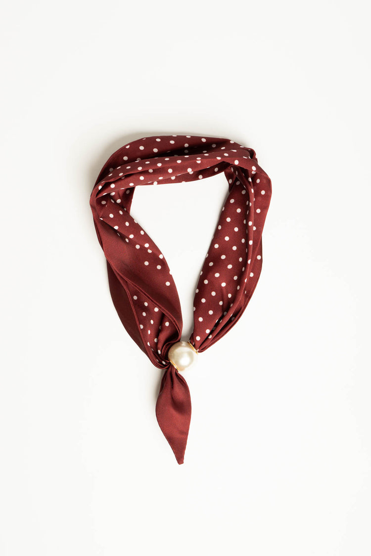 Foulard collana pois