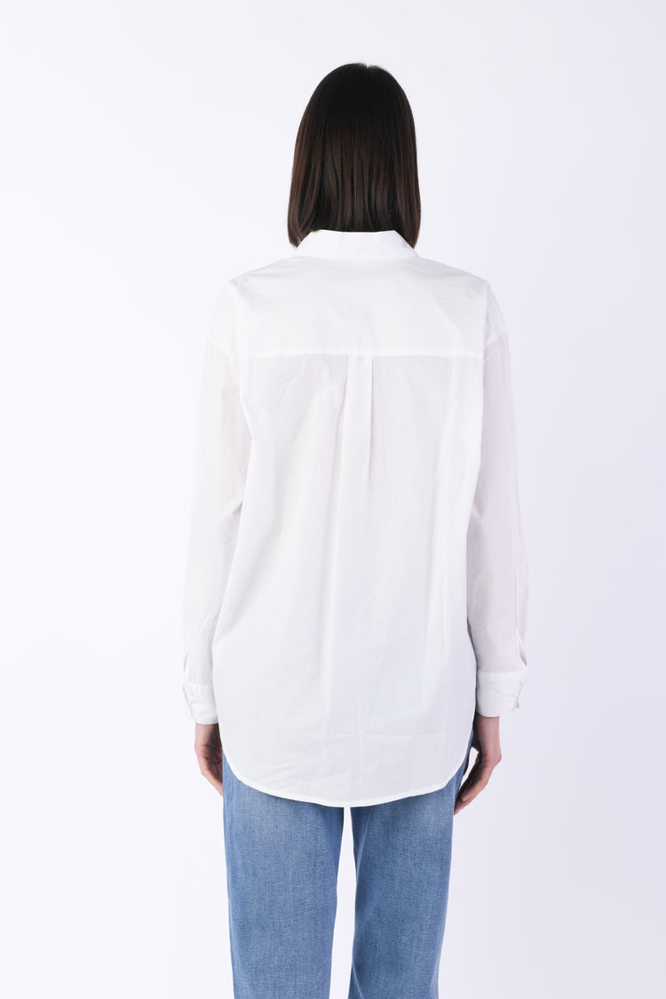 Oversized cotton shirt