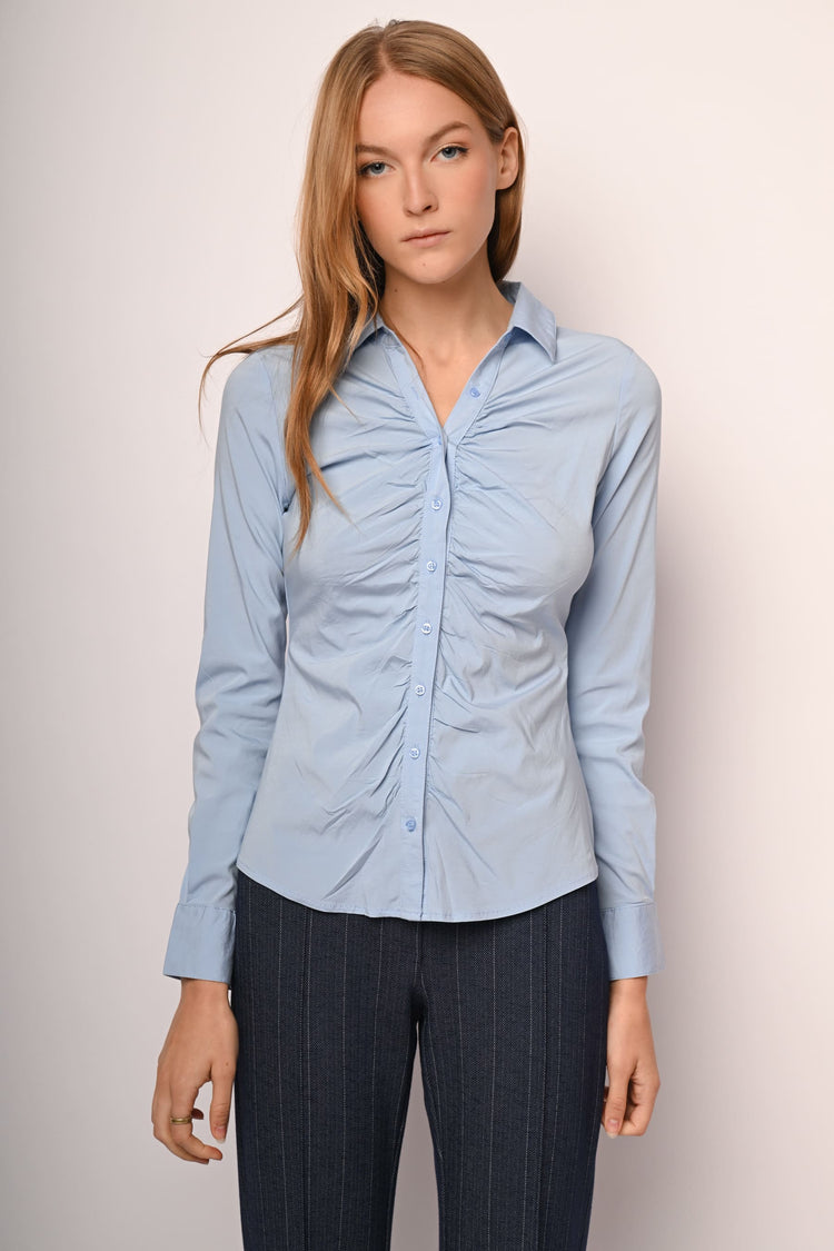 Gathered shirt