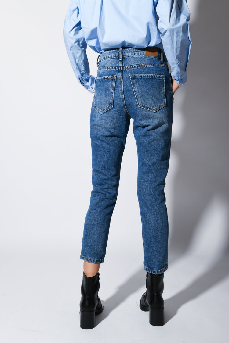 Rips cropped jeans