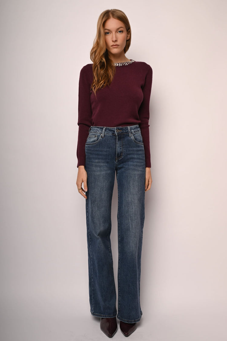 Wide-leg jeans