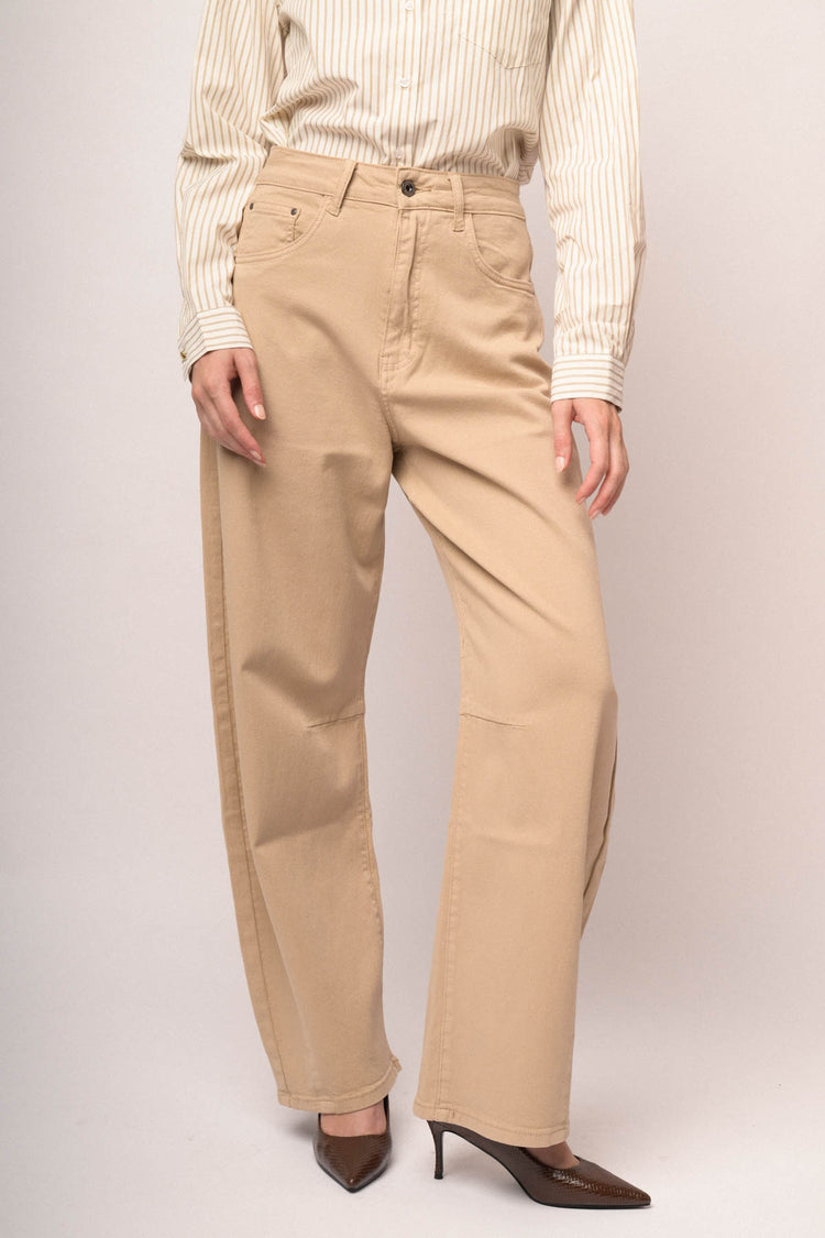 Pantaloni drill mom