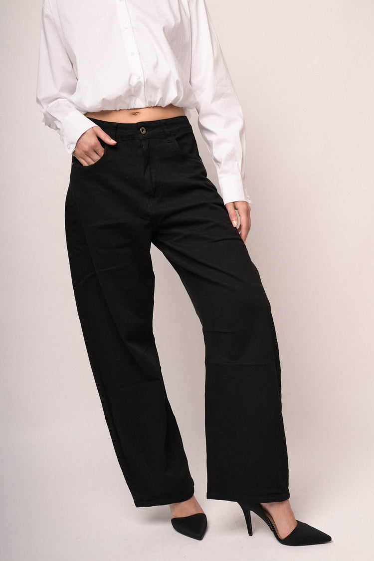 Pantaloni drill mom