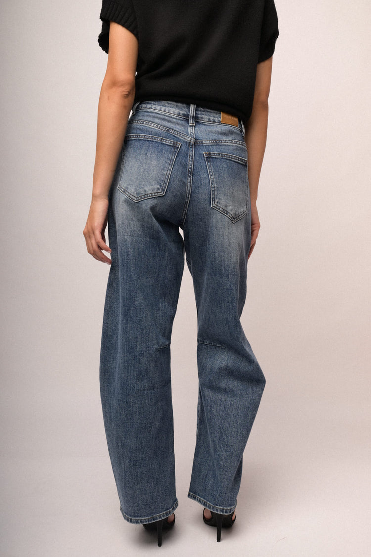 Jeans mom scuro