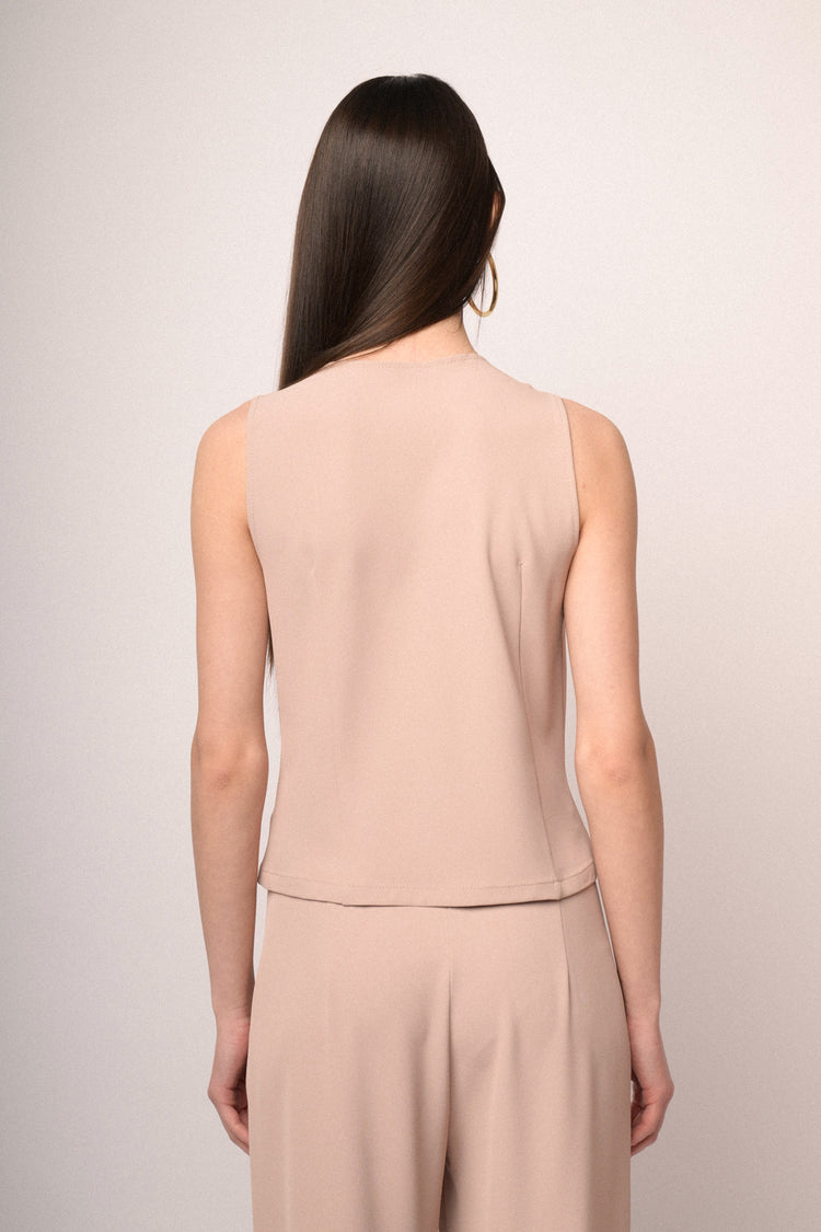 Baby rose fluid vest