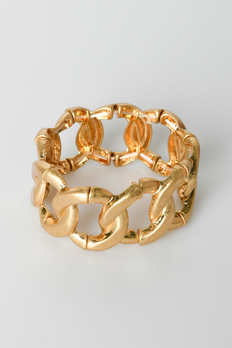 Chain rigid bracelet