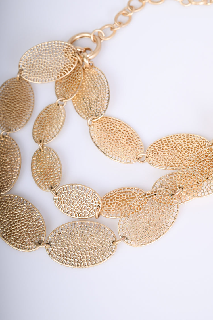 Filigree pendants necklace