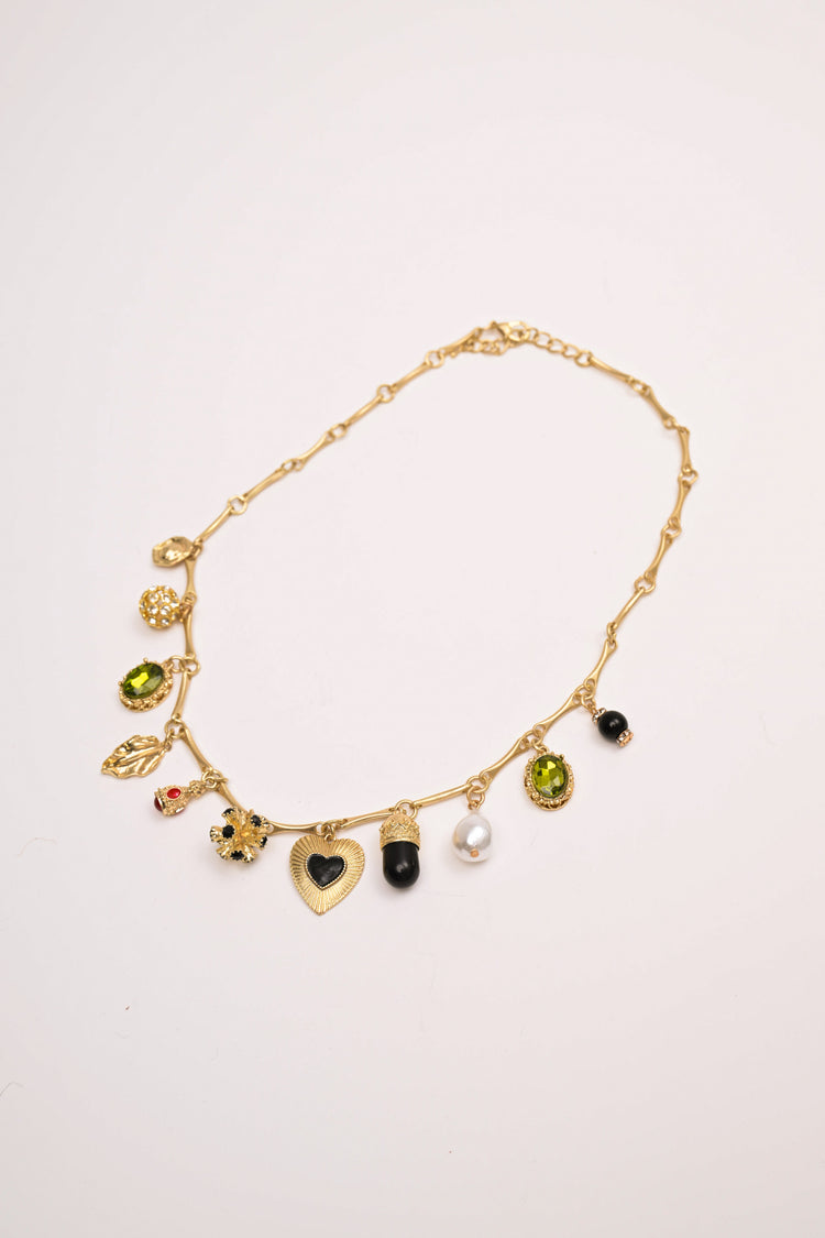 Mix pendants necklace