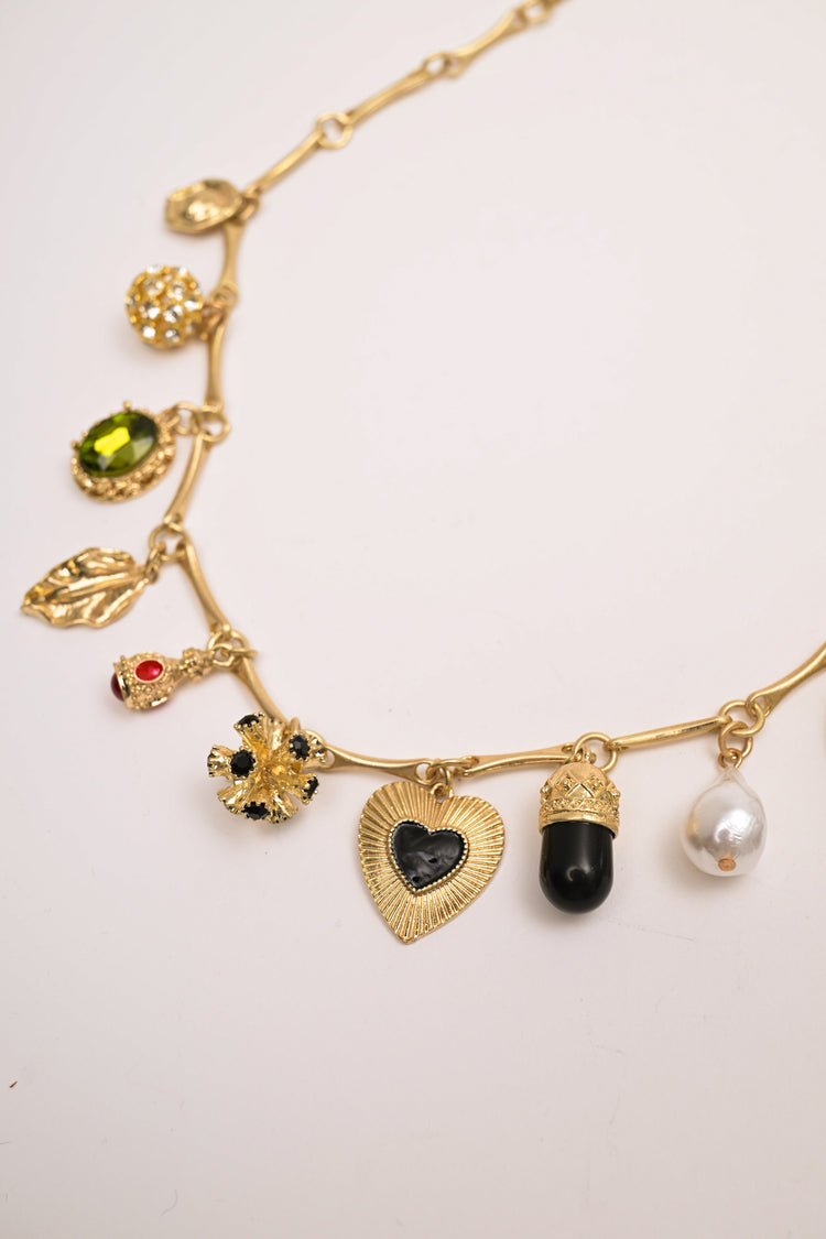 Mix pendants necklace