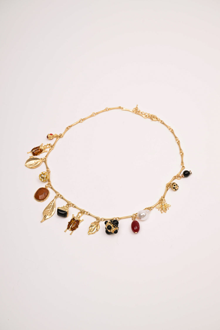 Mix pendants necklace