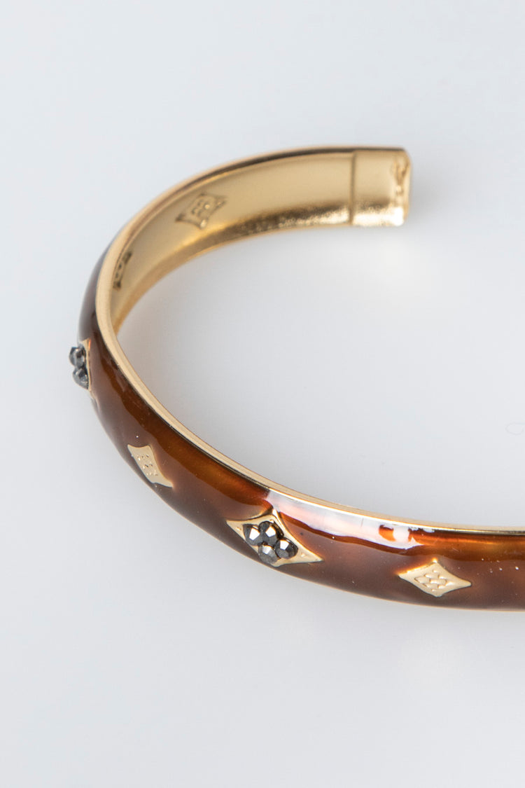 Embellished rigid bracelet