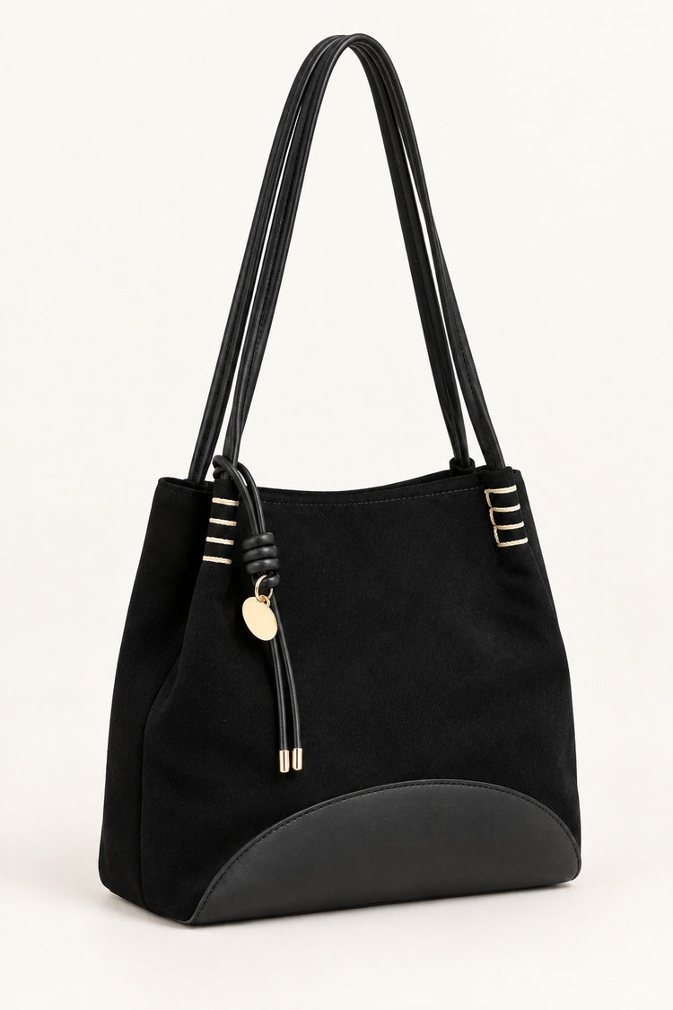 Borsa a secchiello velour