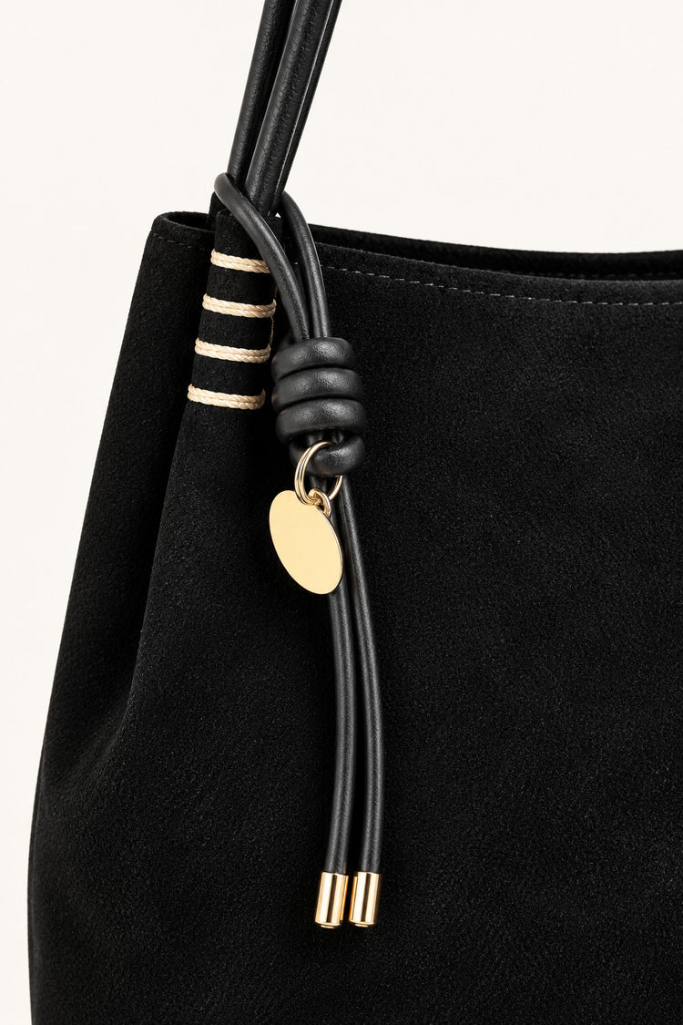 Borsa a secchiello velour